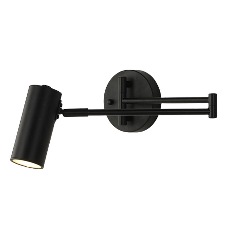Metal Cylinder Wall Light Sconces Minimalism 1 Light Wall Mounted Lamp