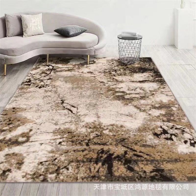 Roze abstract print tapijt polyester modern tapijt wasbaar wastidee vloerkleed voor woonkamer