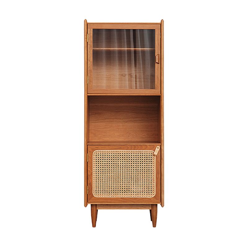 Minimalism Rectangle Storage Cabinet Solid Wood Accent Cabinet