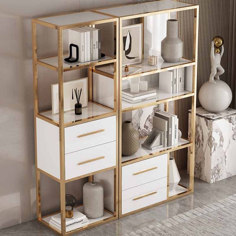 Modern Style Open Bookshelf Etagere Shelf Bookcase for Home Office