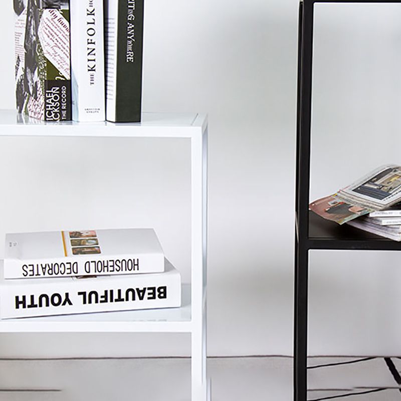 Scandinavian Open Back Standard Bookshelf Metal Bookcase for Study Room