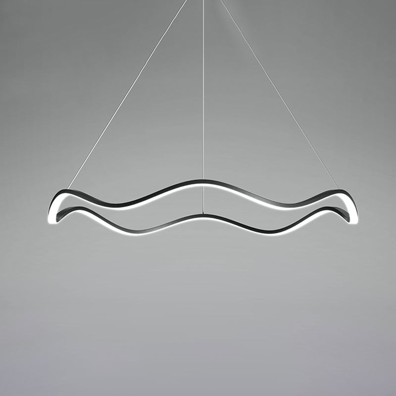 Metal Circle Ceiling Pendant Nordic Modern 1-Light Ceiling Lighting Fixtures