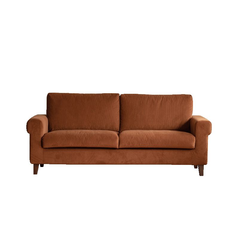 Modernistic Fabric Loveseat with Pillows and Cushion Modern Sofa for Room