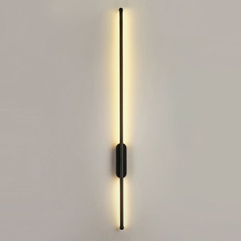 Modern Style Linear Shape Wall Sconce Metal Wall Lighting for Bedroom