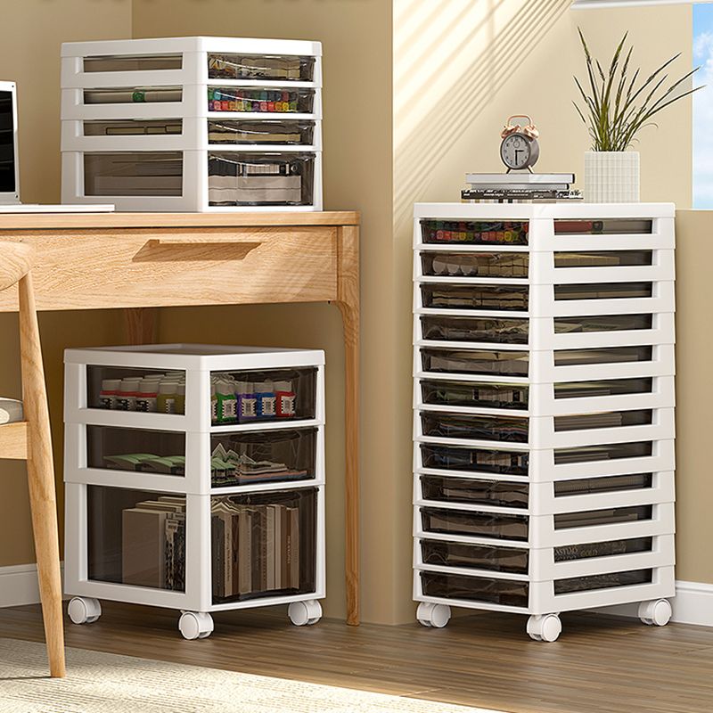 Transparent Filing Cabinet Modern Plastic Drawers File Cabinet