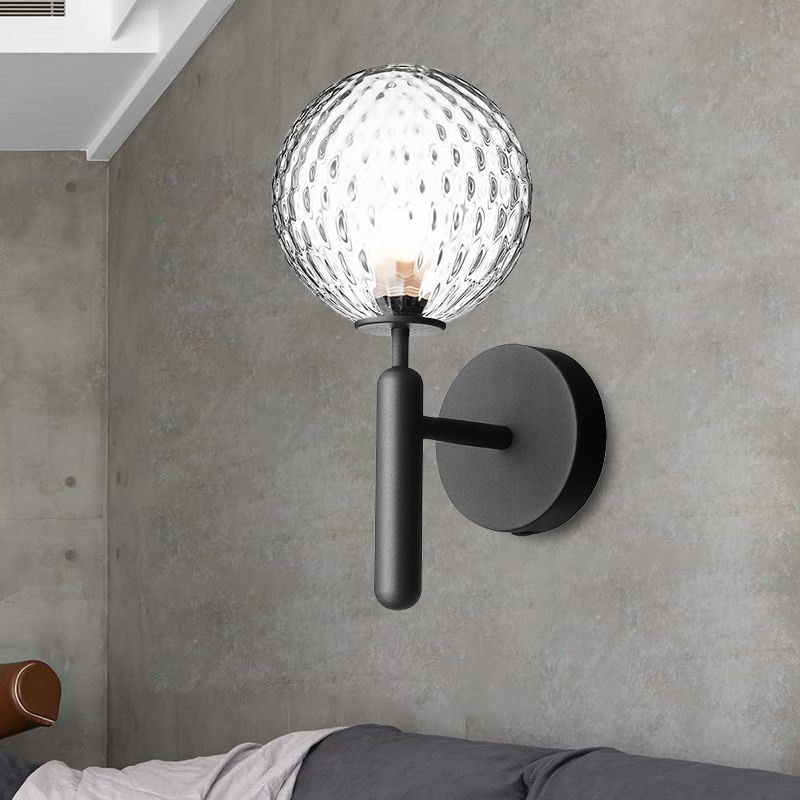 Lampe murale du globe noir