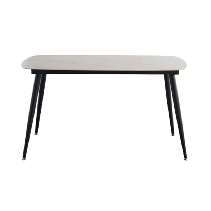 Matte Finish Stone Dining Table Set for Home 1/2/5/7 Pcs Modern Dinette Set