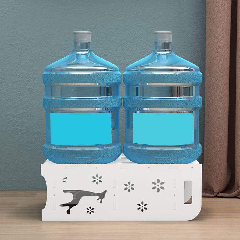 Modern & Contemporary End Table for Nursery Storage White Wooden Flat Top Animals
