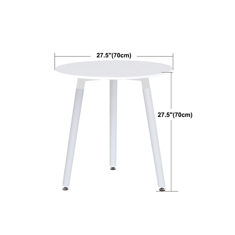 Industrial Style Dining Table 4 Legs Dining Table with Solid Wood Base for Home Use