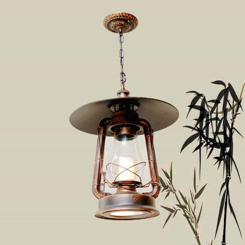 Metal Suspension Pendant Light Shaded Industrial Style Pendant Lighting Fixture for Restaurant