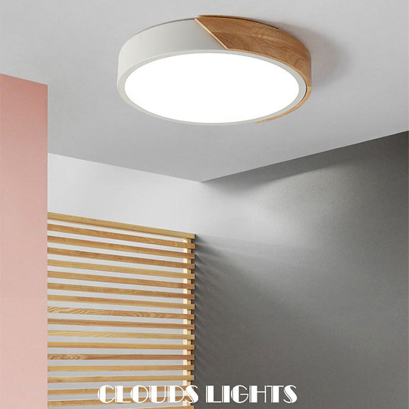 Macron Light Fixture Metal Acrylic Ceiling Mount Light for Child Bedroom