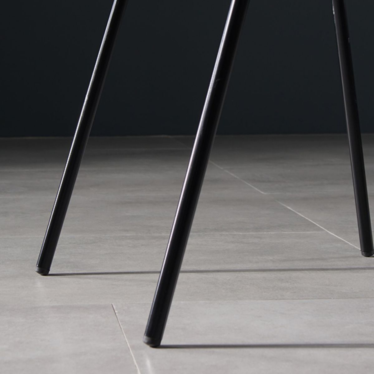 Chaises de salle à manger de style industriel, chaises d'appoint avec bras de cuisine et pieds en métal
