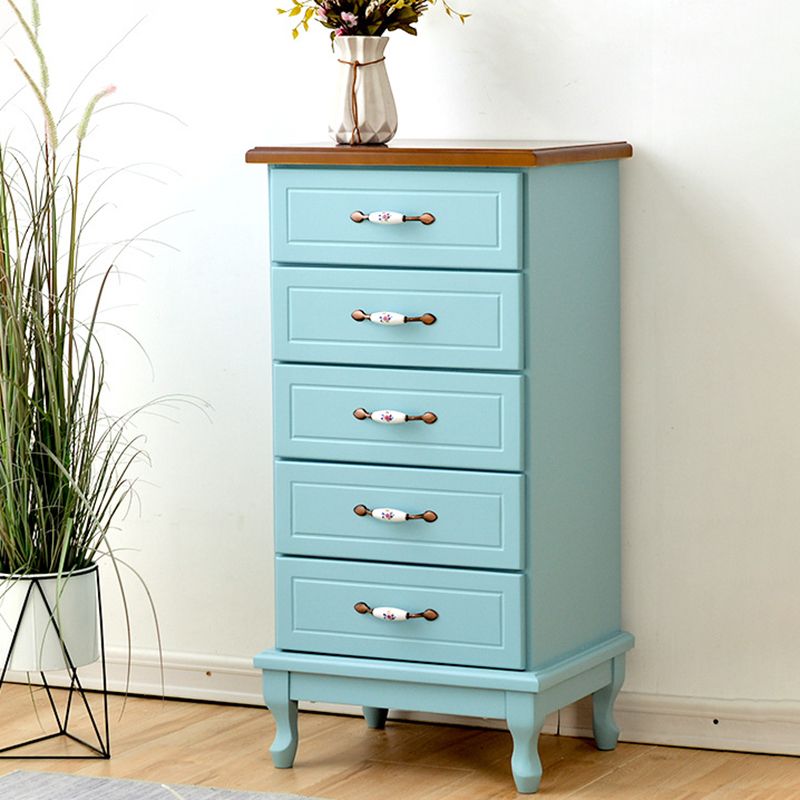 15.74" Wide Accent Chest with Drawers Solid Wood Chest with Cabriole Legs