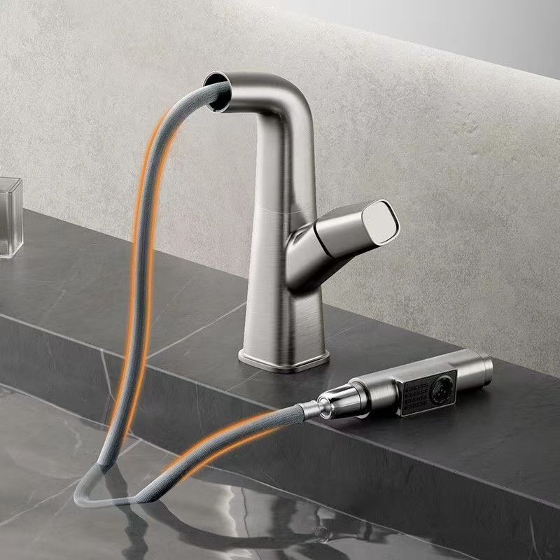 Widespread Sink Faucet Modern Faucet with Single Knob Handle