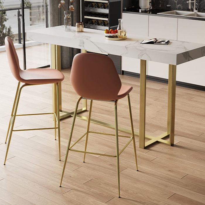 Rectangle Bistro Accent Dining Table Glam Pub Height Dining Table