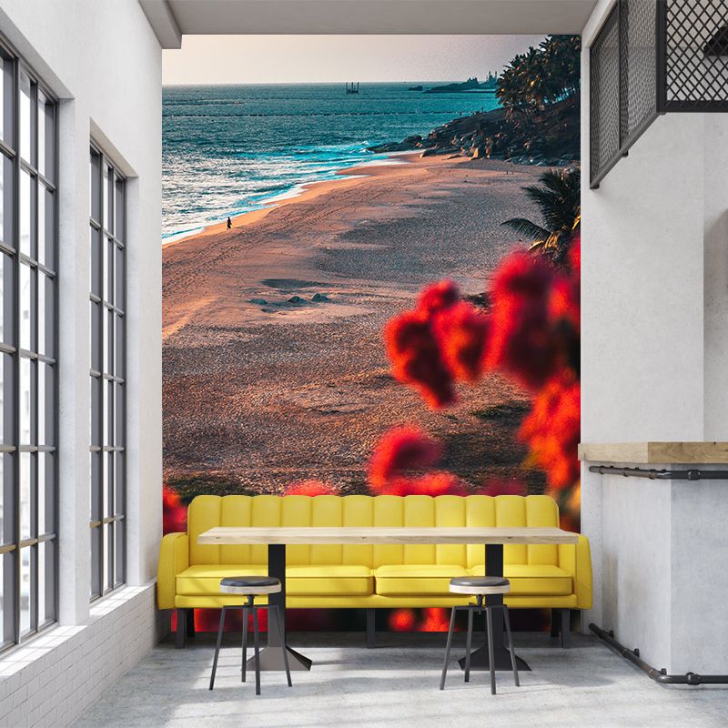 Wallpaper Modern Photography Mural Sea Beach Living Room Wall Mural