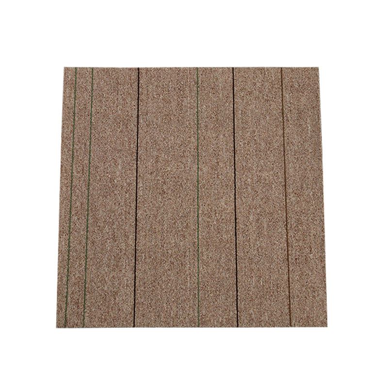 Carpet Tile Fade Resistant Non-Skid Solid Color Loose Lay Carpet Tile Living Room