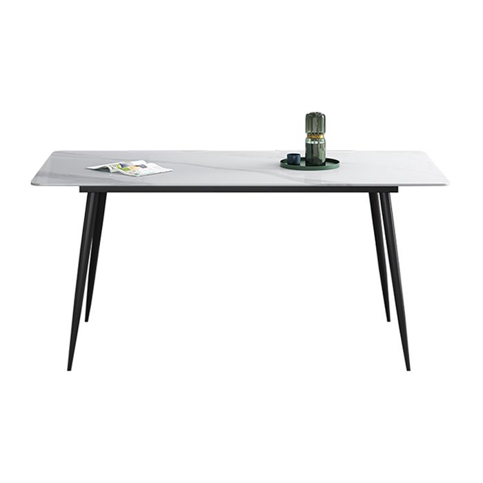 Mesa de comedor rectangular de estilo moderno muebles de 4 pies para el comedor