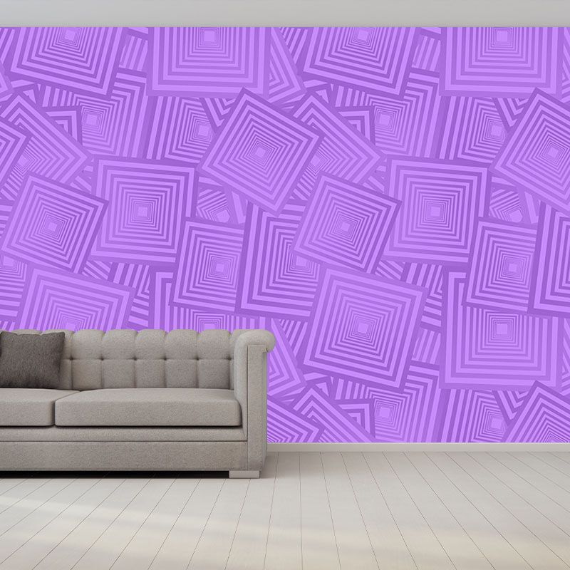 Washable Stain Resistant Mural Wallpaper Geometry Indoor Wall Mural