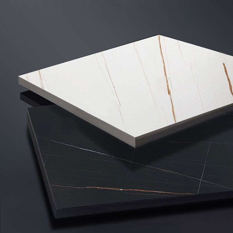 Mesa de barra de hierro negro industrial Mesa de mármol sintético Top 41.3 "H Mesa Bistro