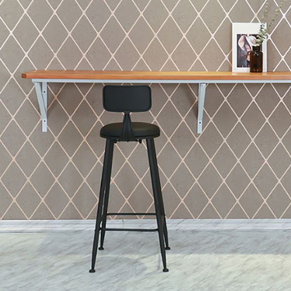 Modern Style Bar-stool Round Seat Counter Bar Stool with Metal Legs