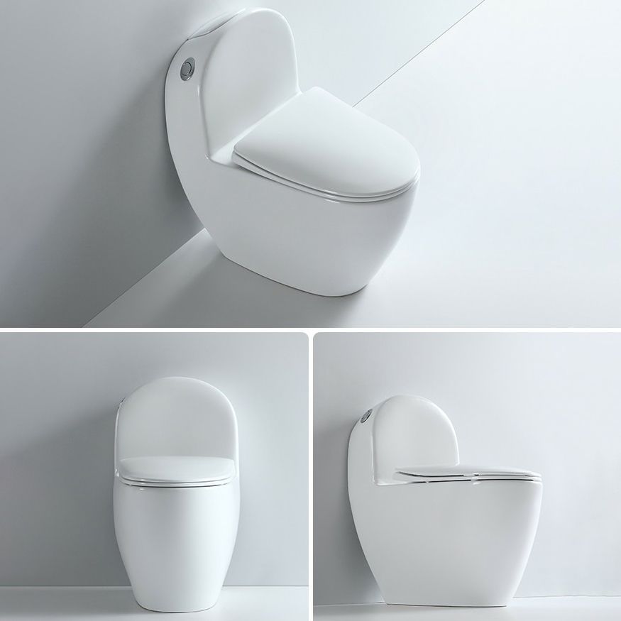 Traditional Toilet Bowl One Piece Toilet Floor Mounted Porcelain Toilet