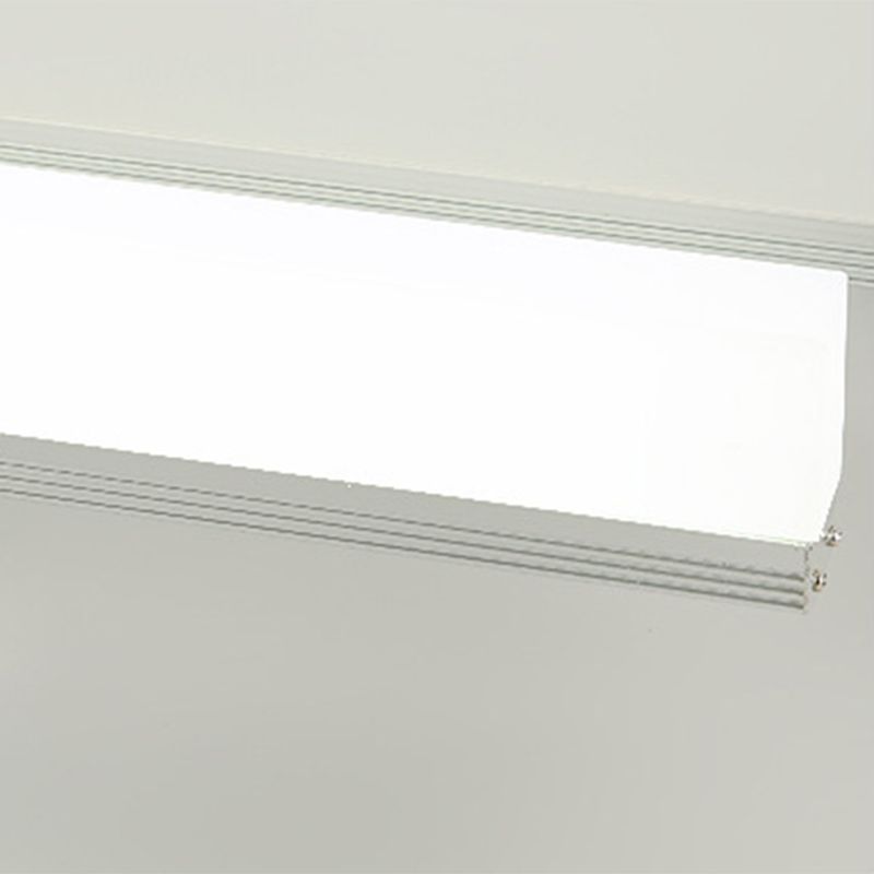 Acrylic Linear Wall Sconce Lighting Simplicity Style LED Wall Light Fixture in White