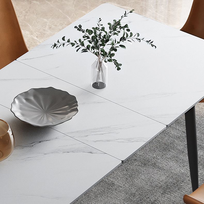 31.5'''W tavolo da pranzo in pietra sinterizzato per cucina per cucina