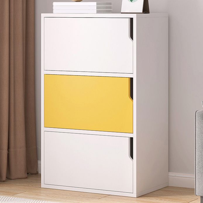 Engineered Wood Shelf Bookcase With Cabinets Rectangular Bookshelf