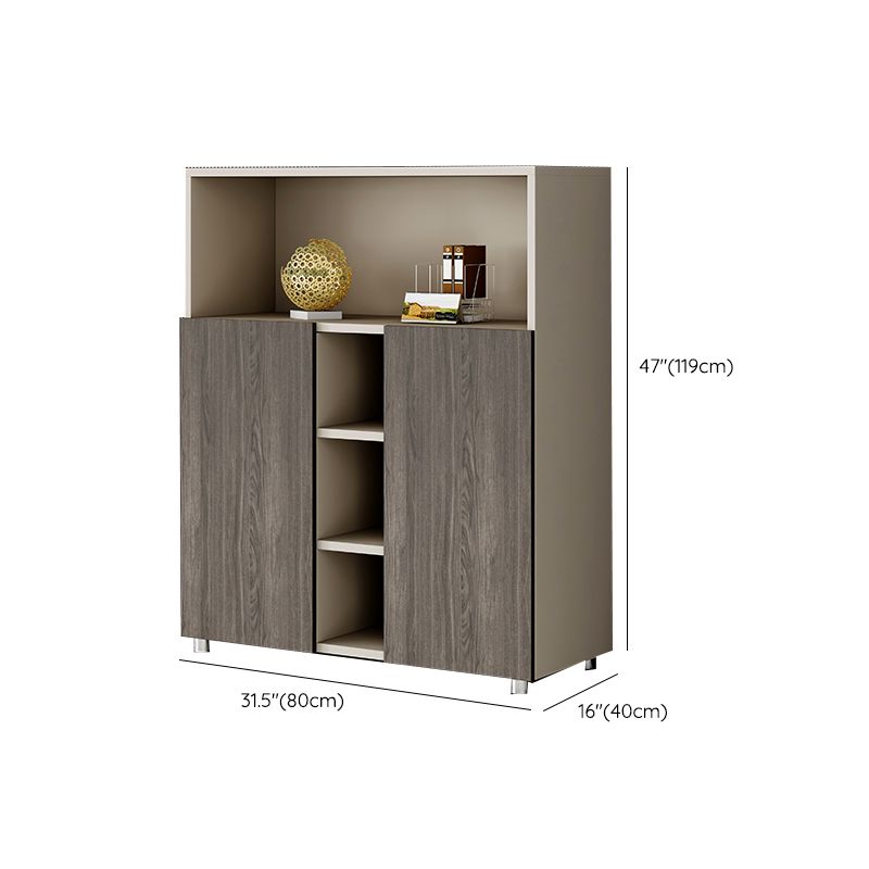 Nordic Storage File Cabinet Wooden Frame Vertical Filing Cabinet