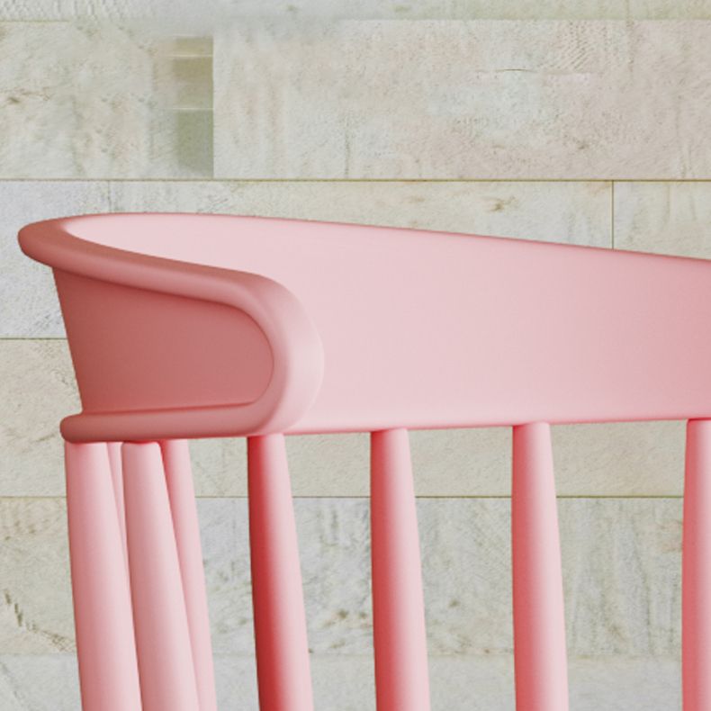 Silla sin brazos de plástico contemporánea, silla trasera Windsor para uso doméstico