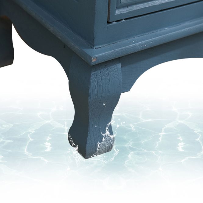 14" D Solid Wood Storage Chest Traditional Vertical Lingerie Chest with Drawers