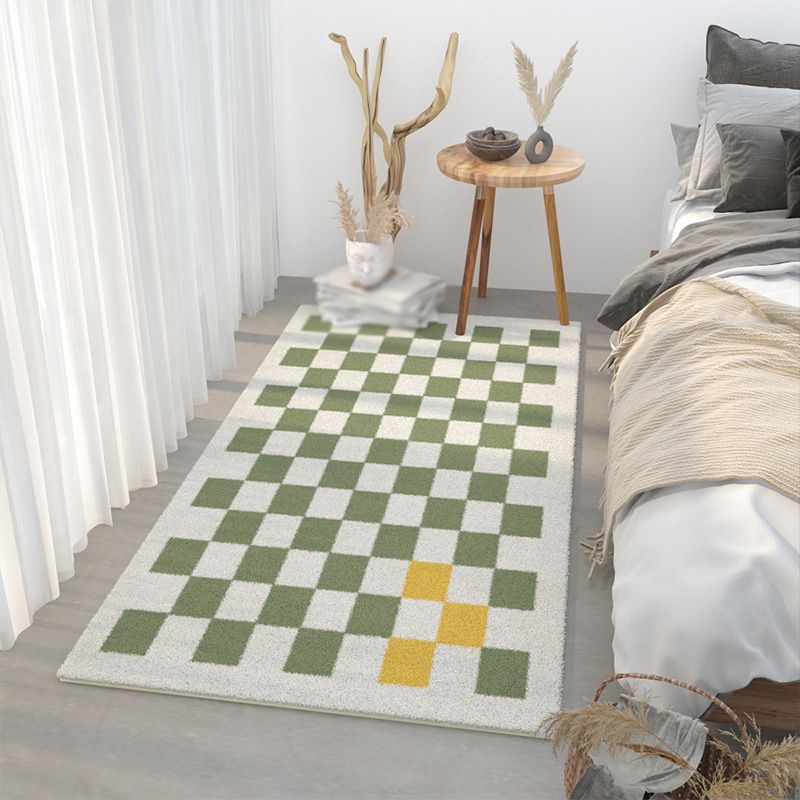 Tapis moderne de couleur claire, en Polyester, avec support antidérapant, pour la décoration de la maison
