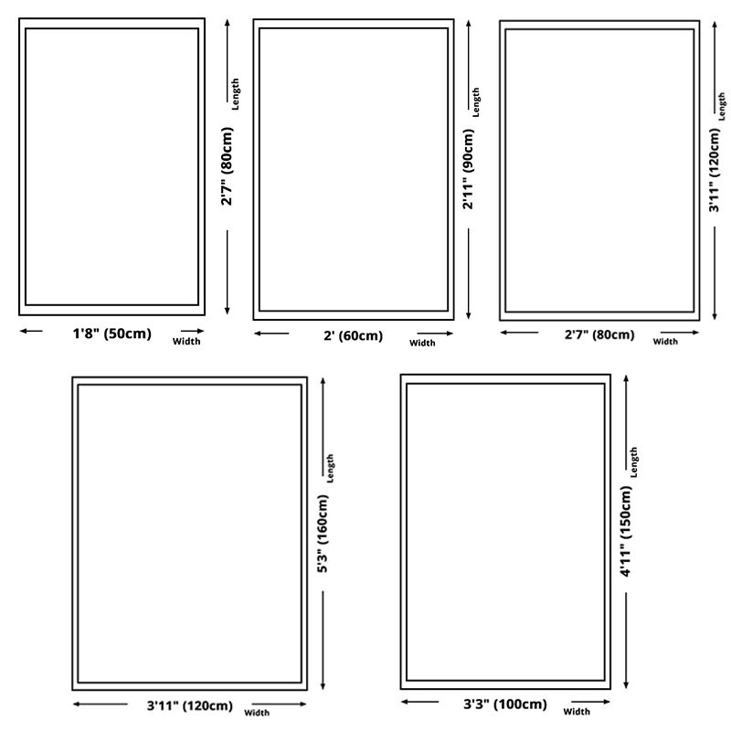 Multicolored Plants Print Rug Contemporary Natural Carpet Friendly Washable Carpet for Living Room