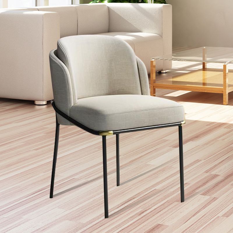 Modern Style Parsons Side Chair Upholstered Indoor Dining Chair