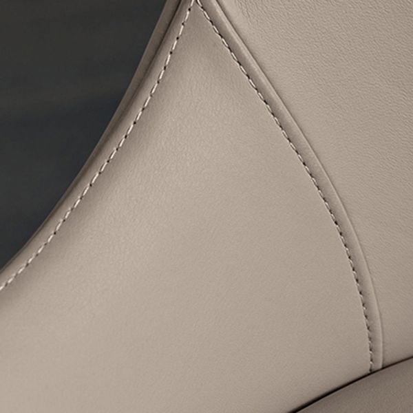 Dining Room Contemporary Faux Leather Upholstered Dining Arm Chair