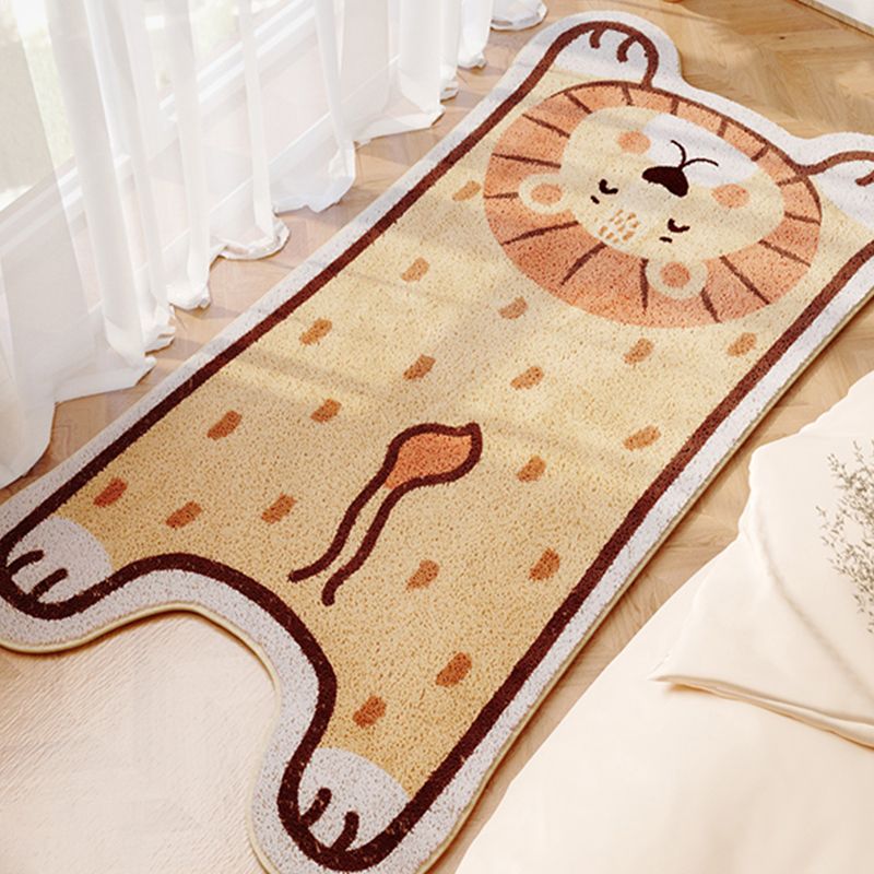 Tapis de tapis de zone lavable à la mode à la mode à la mode à la mode avec support sans glissement