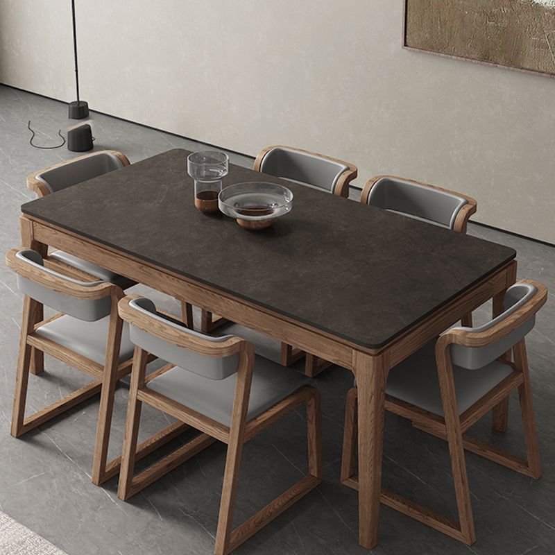 Contemporary Home Furniture Stone Dining Room Collection with 4-foot