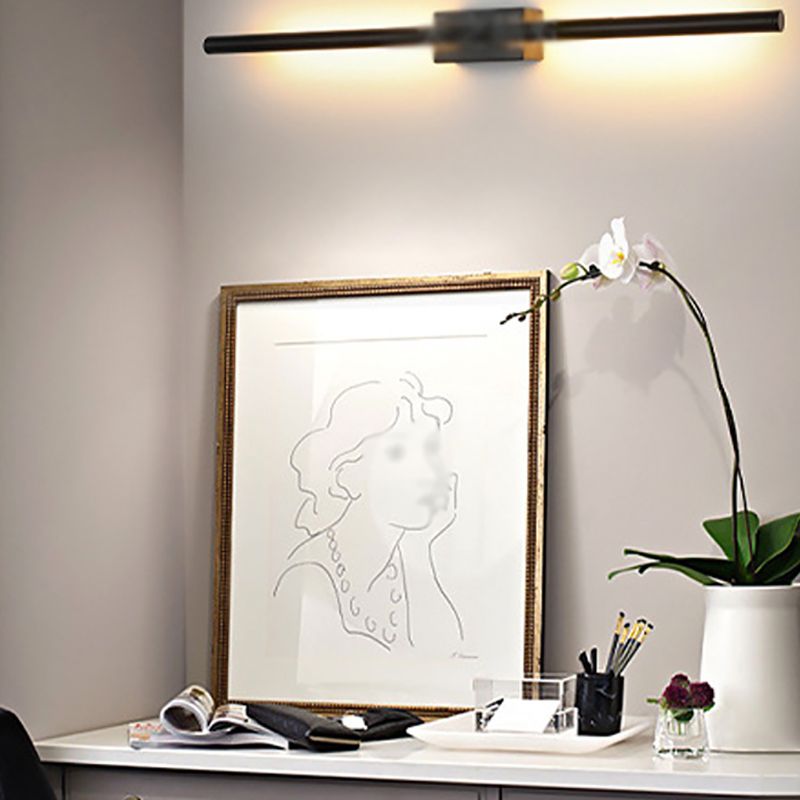 Moderner Stil linearer LED -Wandlampe Metall 1 leichte Wandmontagelampen für Wohnzimmer