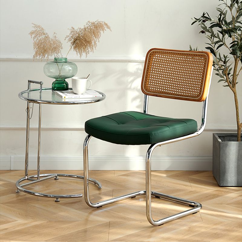 Chaises latérales rembourrées de Style industriel, chaises de salle à manger à dossier ouvert pour la maison