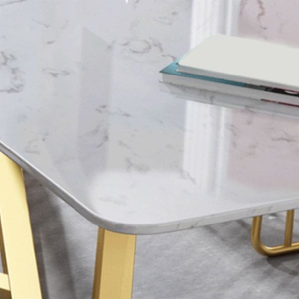 Modern 1/7 Pieces Dining Set Rectangle Stone Dining Table for Living Room