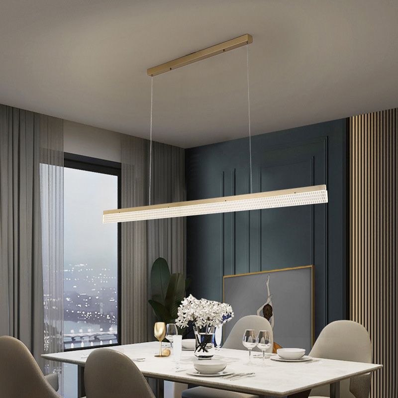 Lumières de lustre en cercle contemporain