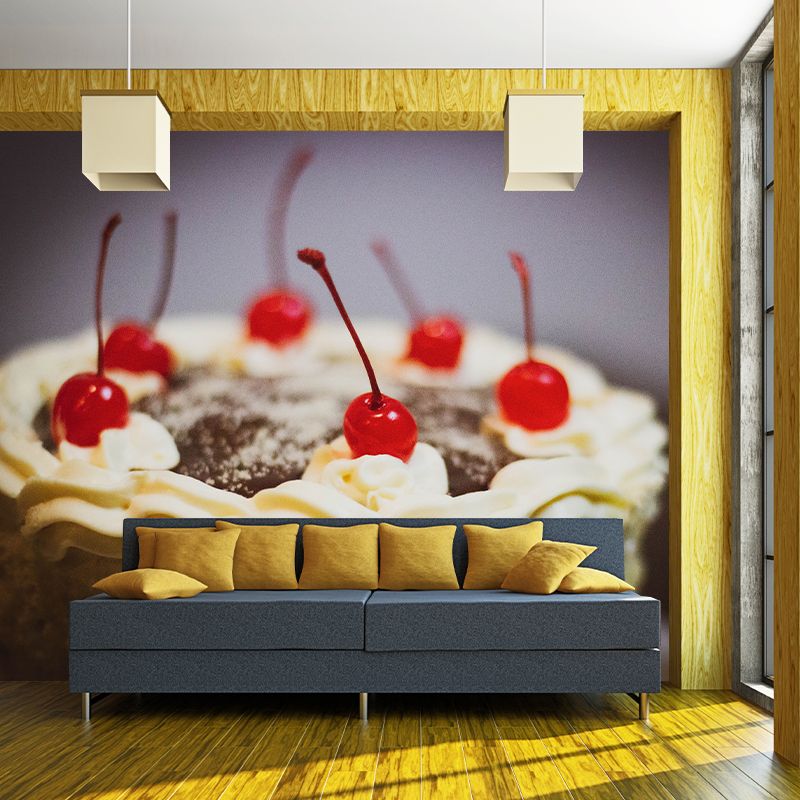 Delicious Food Mural Wallpaper for Cake Shop Wall Decor, Made to Measure