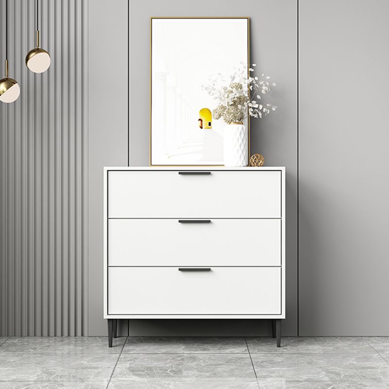 Modern Horizontal Storage Chest Dresser Wooden Storage Chest with Drawers