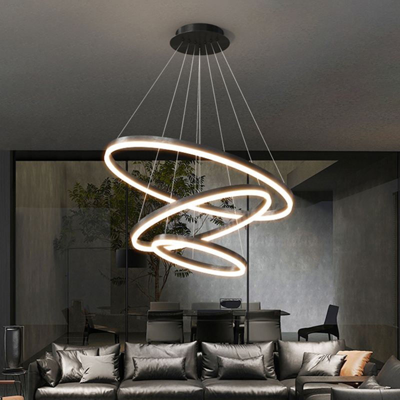 Apparecchi a soffitto in metallo nero Minimalismo Minimalismo LED ALIMENTI A TERIME