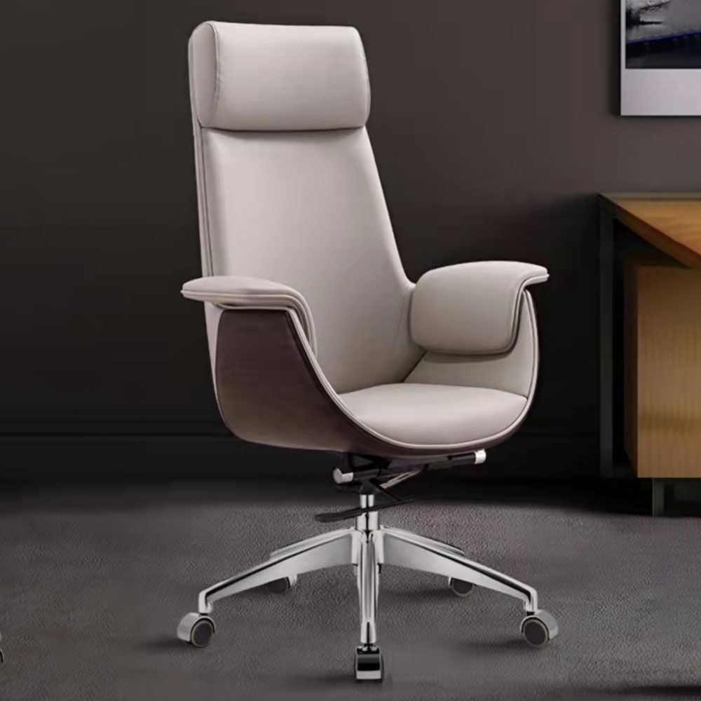 Contemporary Style Office Chair Adjustable Task Chair with Wheels