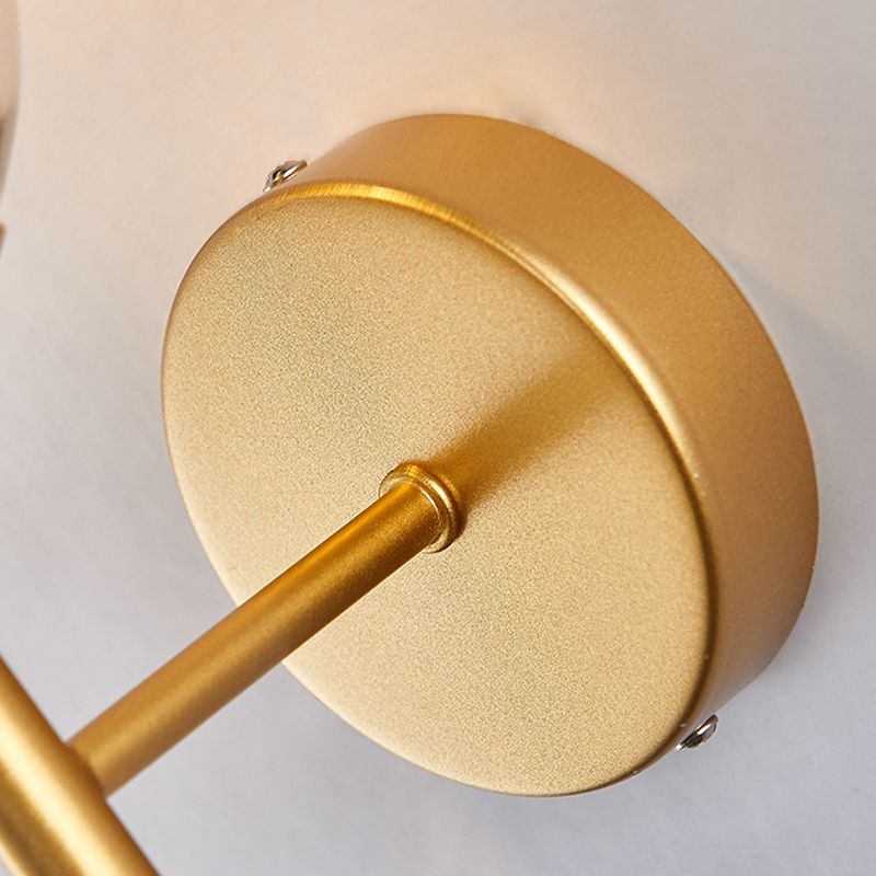 Contemporary Vanity Lighting Globe Glass Wall Light Fixture for Bathroom