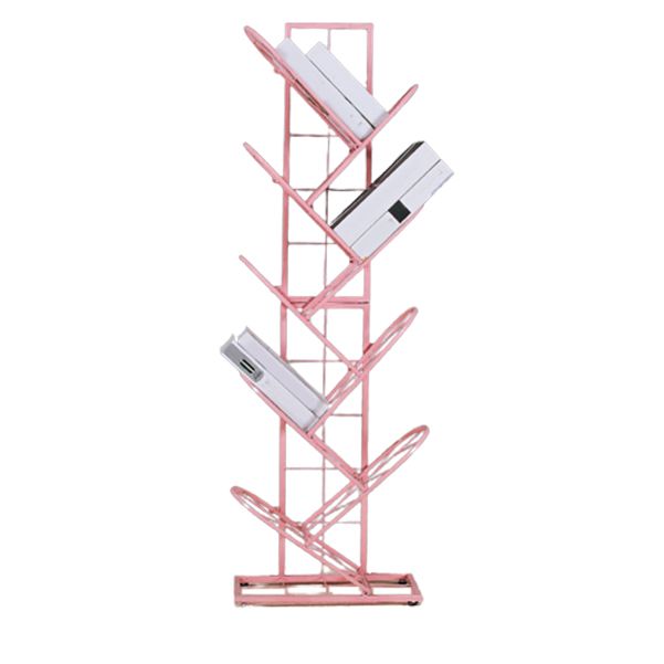 Modern Style Shelf Bookcase Metal Etagere Bookshelf with Shelves