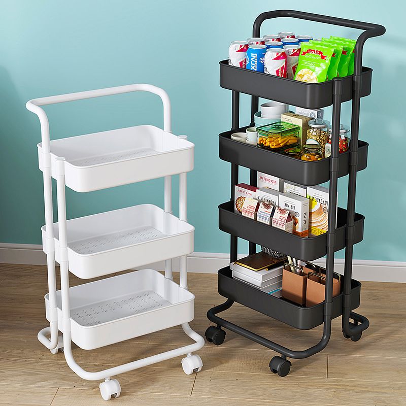 Steel Bookshelf, Multi Tiers Contemporary Bookcase for Home Office