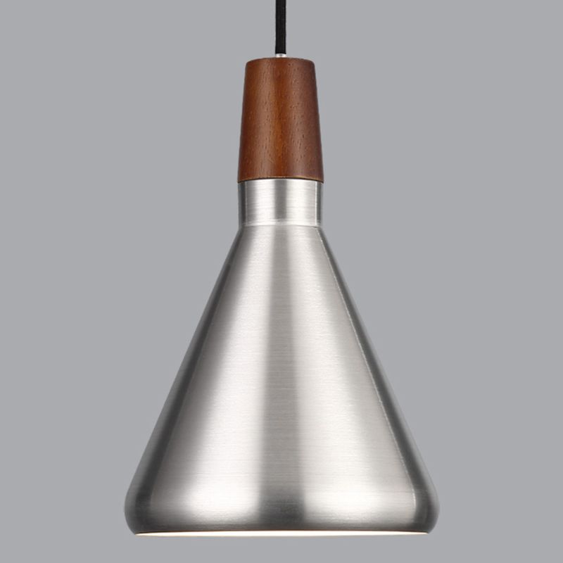 Cone Metal Pendant Ceiling Light Contemporary-Style Pendant Light Kit for Restaurant